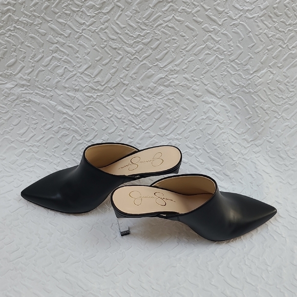 Jessica Simpson Shoes - Jessica Simpson Sleek Black Mules